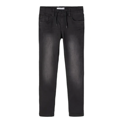 Abbildung von Name it Nkmrobin Jeans Slim Fit für Kinder, Größe: 116, Black denim