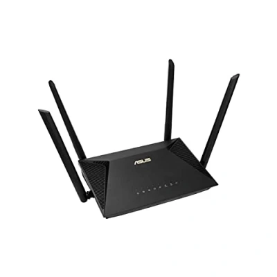Abbildung von ASUS RT AX1800U Router erweiterbar mit Mobile Tethering, Alternative zu 4G 5G Routern, WiFi, Dual Band, schnelle Verbindung Dank WiFi6, integrierter Internetschutz unbegrenzte Updates