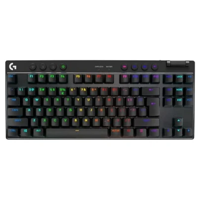 Abbildung von Logitech G PRO X TKL Lightspeed kabellose Gaming Tastatur Schwarz US INT&#039;L Tactile