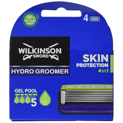 Abbildung von Wilkinson Sword Hydro 5 Groomer / Power Select Rasierklingen für Herren Rasierer 4 St