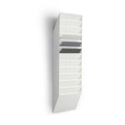 Abbildung von Durable Flexiboxx Prospektspenderset (12 A4 Querformat) weiß, 1709781010