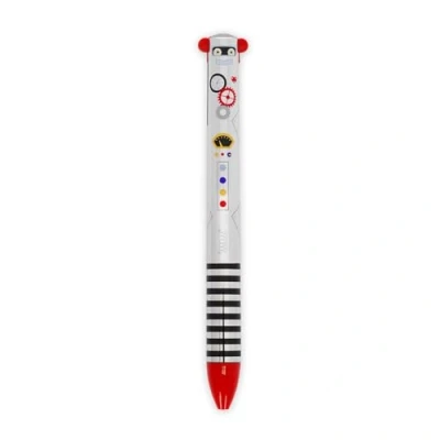 Abbildung von Legami Zweifarbiger Click&amp;Clack Stift, Rote und Schwarze Tinte, Niedlicher Roboter Geschenkidee, Kinder Erwachsene, Zweifarbig, 1 mm Spitzendurchmesser