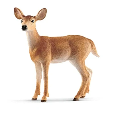 Abbildung von schleich 14819 Weißwedelkuh, für Kinder ab 3+ Jahren, WILD LIFE Spielfigur