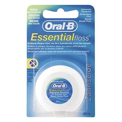 Abbildung von Oral B Essentialfloss mint gewachst 50m (Zahnseide), 3er Pack (3 x 1 Stück)