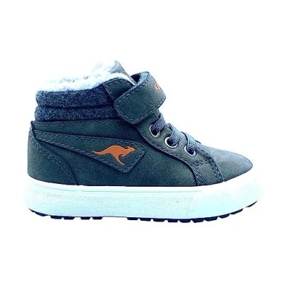 Abbildung von KangaROOS Unisex Kinder K Ten Kangu Sneaker, Steel Grey Flame, 26 EU