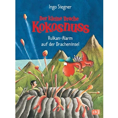 Abbildung von der kleine Drache Kokosnuss Vulkan Alarm auf Dracheninsel (Die Abenteuer des kleinen Drachen Kokosnuss, Band 24)