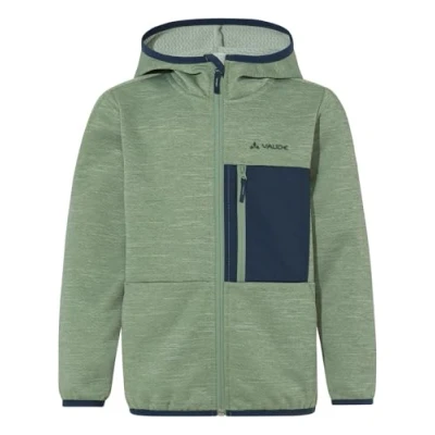 Abbildung von VAUDE Unisex Kinder Kids Kikimora Jacket, Willow Green/dark Sea, 134 140 EU