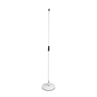 Abbildung von Gravity MS 23 W Mikrofonständer Gerade mit Tellerfuß, Weiß GMS23W