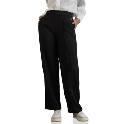 Abbildung von Street One Stoffhose, Damen, Größe: 42x30, Schwarz