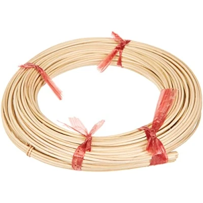 Abbildung von Rayher Hobby 6502600 Peddigrohr, natur, 1A Rotbandqualität, 2,6 mm ø, Nr. 6, Rolle 125 g (ca. 40 m), Flechtrohr, Flechtmaterial, Beige