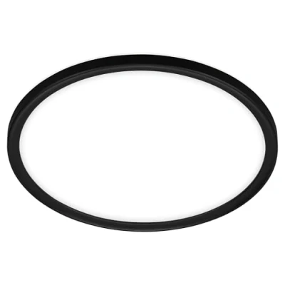 Abbildung von BRILONER Leuchten LED Bad Deckenleuchte mit Backlight, IP44 Badezimmerlampe, ultraflach, neutralweißes Licht, Weiß, 290x35 mm (DxH)