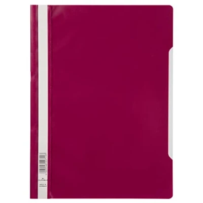 Abbildung von Durable Sichthefter (A4 Standard, PP) 25er Packung purpur rot, 252335