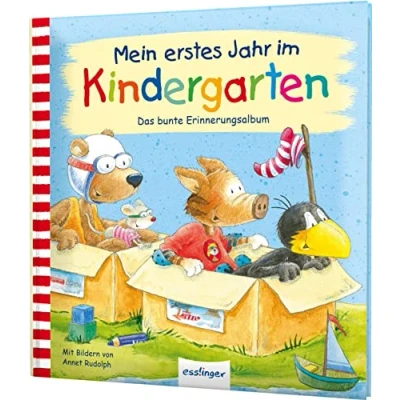 Abbildung von Der kleine Rabe Socke: Mein erstes Jahr im Kindergarten: Das bunte Erinnerungsalbum Kindgerechtes Eintragebuch als Erinnerung an den Kindergarten