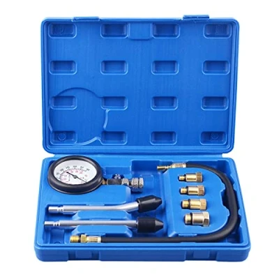 Abbildung von DAYUAN Kompressionsprüfer Set Kompressionstester Motor Kompression prüfen meßen Kfz M10 M12 M14 M18 0 20 bar &amp; 300 psi