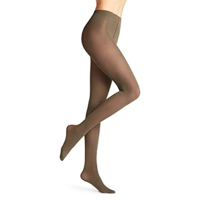 Abbildung von Falke PURE 50 Denier Semiopaque Strumpfhose, Damen, Größe: Small, Military