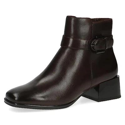 Abbildung von Caprice Stiefelette Dk brown nappa, Damen, Größe: 39, nappa Schuhe