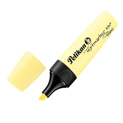 Abbildung von Pelikan 817332 Textmarker 490® Pastell, Hellgelb, 10 Stück in Faltschachtel