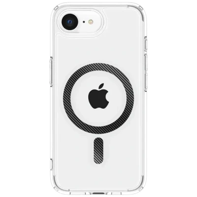 Abbildung von Spigen Ultra Hybrid MagFit Kunststoff Back Cover Durchsichtig/Schwarz Apple iPhone 16e
