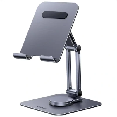 Abbildung von UGREEN Tablet Ständer 360 Drehbar Verstellbar, Halterung iPad Kompatibel mit 2024 Pro/Air 13 11 12.9 Mini 6 5 4 Galaxy Tab Redmi Pad Huawei MatePad iPhone 16 Pro bis Zoll