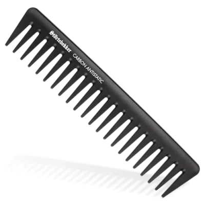 Abbildung von NEU: Störtebekker® Premium Styling Kamm Herren Bruchfester Haarkamm Grob Carbon Männer grobzinkig 19cm Antistatischer Haar Für Haare &amp; Bart das perfekte Finish