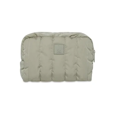 Abbildung von Jollein Puffed Windeltasche Olive Green Windeletui Kosmetiktasche Organizer Olivgrün
