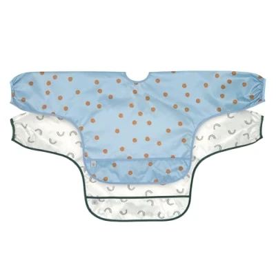 Abbildung von Lässig Happy Rascals Smile 2 PACK Lätzchen für Kinder, Größe: One Size, Weiss