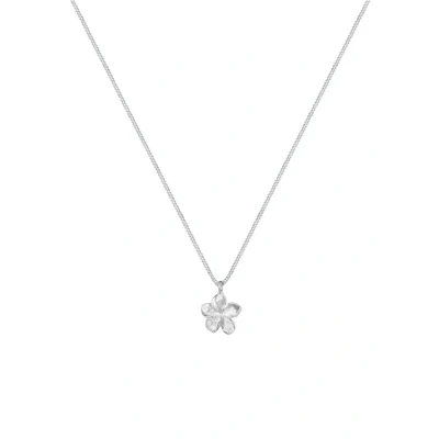 Abbildung von Elli Blossom Flower Halskette, Damen, Größe: 45, Silber