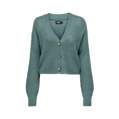 Abbildung von ONLY Onlcarol NICE Strickjacke, Damen, Größe: Large, North atlantic