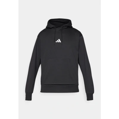 Abbildung von adidas Herren Essentials FEELCOZY Fleece Hoodie, Black/White, M
