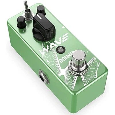 Abbildung von Donner Wave Delay Pedal for Electric Guitar, Digital &amp; Analog Warm 2 Modes Guitar Effect Pedalboards True Bypass