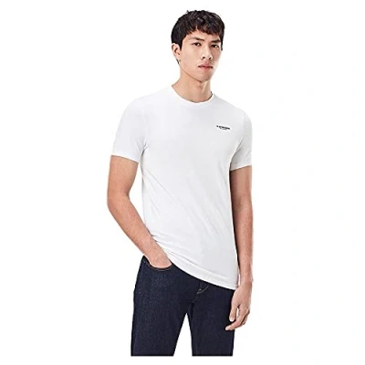 Abbildung von G STAR BASE Tshirt basic, Herren, Größe: XS, White