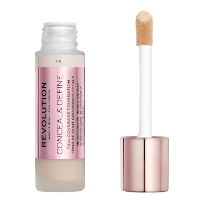 Abbildung von Makeup Revolution Conceal &amp; Define Foundation Foundation, Damen, Größe: 23 ml, F6