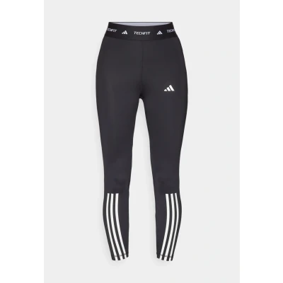 Abbildung von adidas Performance Techfit Stripes 7/8 Leggings Tights, Damen, Größe: XS, Black