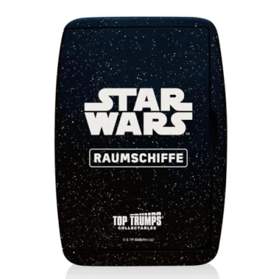 Abbildung von Winning Moves TOP Trumps Collectables Star Wars Raumschiffe Kartenspiel für Erwachsene Alter 6+ Deutsch