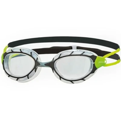 Abbildung von Zoggs Predator Schwimmbrille, Schwarz/Limetten/Transparent, Regular