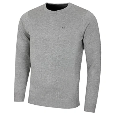 Abbildung von Calvin Klein Herren mit Rundhalsausschnitt Sweater Grau Marl M