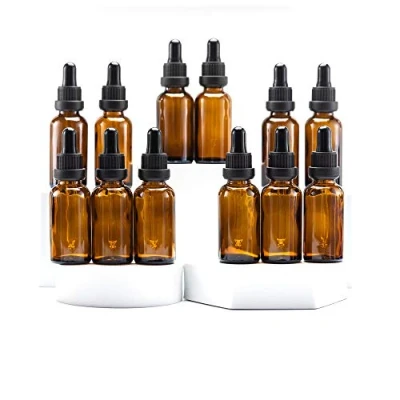 Abbildung von YIZHAO Pipettenflasche 30ml, Apothekerflasche Braunglas mit [Dropper Pipette Glas], Braunglasflasche für Ätherische Öl, Parfümöle,Aromatherapie,Düfte,Flüssigkeit 12Pcs
