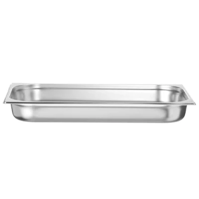 Abbildung von HENDI Gastronormbehälter, Temperaturbeständig von 40 bis 300C, Heissluftöfen Kühl und Tiefkühlschränken Chafing Dishes Bain Marie, 9L, GN 1/1, 530x325x(H)65mm, Edelstahl