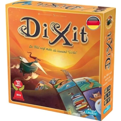 Abbildung von Libellud, UNbox Now, Dixit, Grundspiel, Familienspiel, Spiel des Jahres 2010, 3 8 Spieler, Ab 8+ Jahren, 30+ Minuten, Deutsch