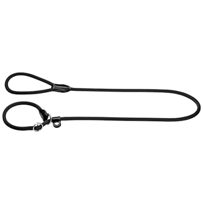 Abbildung von HUNTER FREESTYLE Retriever Leine, mit integrierter Halsung, witterungsbeständig, 1,0 x 120 cm, schwarz