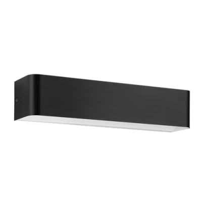 Abbildung von EGLO LED Wandleuchte Sania 4, Up und Down Leuchte, Wandlampe aus Aluminium in Schwarz Weiß, Wandspot für Flur Wohnzimmer, warmweiß, 36,5 x 8 cm