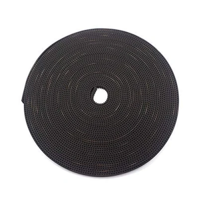 Abbildung von 3D Druck GT2 Zahnriemen, TUZUK 10 Meter (32,8 Fuß) Zahnriemen 2 mm Abstand 6 Breite Gummifaserglas Passend für RepRap Prusa Mendel Rostock CR Ender 3 Drucker Schwarz