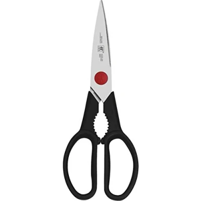 Abbildung von ZWILLING Twin L Vielzweckschere, Universalschere, Länge: 20 cm, Rostfreier Spezialstahl/Kunststoff, Schwarz