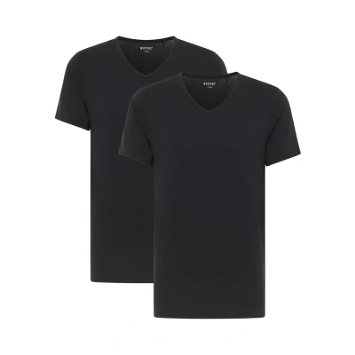Abbildung von Mustang 2 PACK Tshirt basic, Herren, Größe: XXL, Schwarz