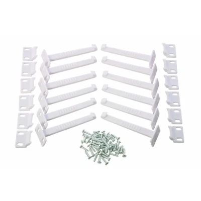 Abbildung von Dreambaby G181 Kindersicherung Schrank Sicherheitsriegel Schubladensicherung Schranksicherung, 12 Stück (1er Pack)