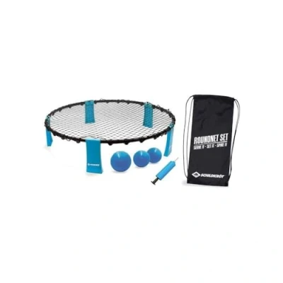 Abbildung von Schildkröt® Roundnet Set, komplettes Set für den sofortigen Start, inkl. 3 Bälle, Ballpumpe und Tragetasche, ultimativer Spaßfaktor Jung Alt, 970981