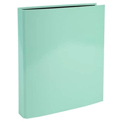 Abbildung von Exacompta 51563E Aquarel Ringbuch. Made in Germany. 4 D Ring Mechanik DIN A4 Füllhöhe 25 mm Pastell Grün Kalender Organizer Ordner Hefter Plastikordner ideal für Büro und Schule