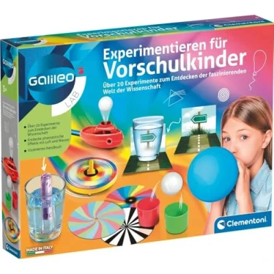 Abbildung von Galileo Lab Experimentierkasten für Vorschulkinder Über 20 spannende Wissenschafts Experimente Kinder ab 5 Jahren, 69252 von Clementoni