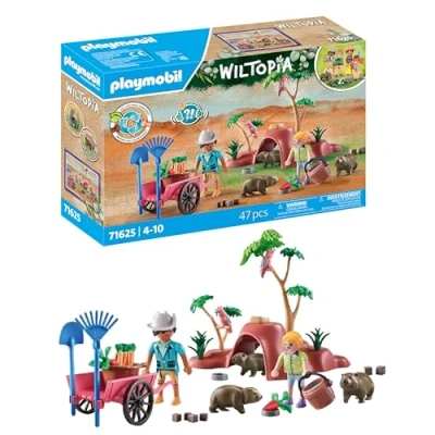 Abbildung von PLAYMOBIL Wiltopia Wombat Unterschlupf nachhaltiges Spielzeug für Kinder ab 4 Jahren 71625