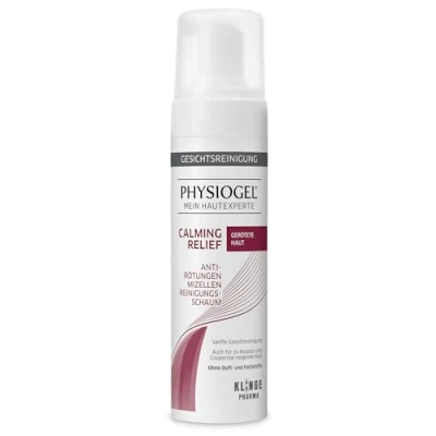 Abbildung von PHYSIOGEL® Calming Relief Anti Rötungen Mizellen Reinigungsschaum beruhigende Gesichtsreinigung für zu Rosacea und Couperose neigende Haut mit Technologie, AHA Endothelyol 150 ml